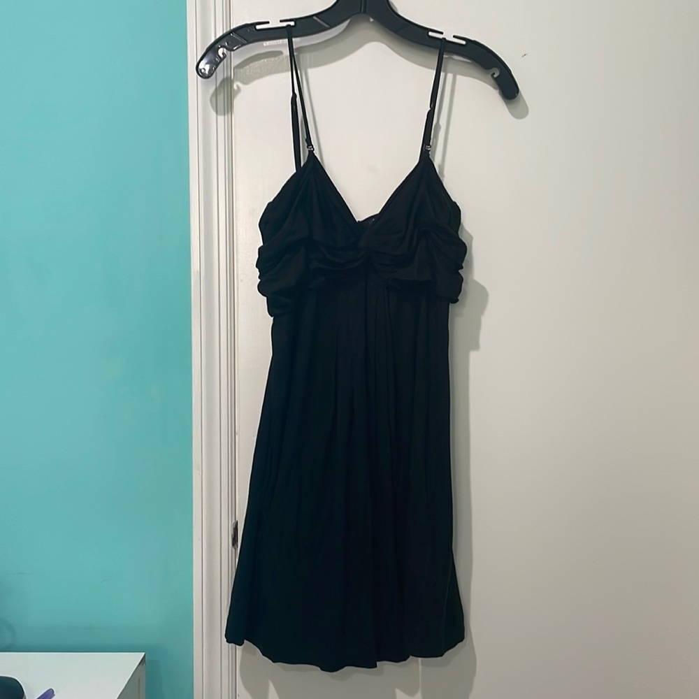 DKNY black dress with removable straps